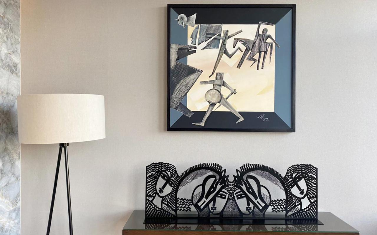 Crowne Plaza - West Cairo Arkan By Ihg 6th of October City Exteriér fotografie The sculpture "The Horse" by the artist